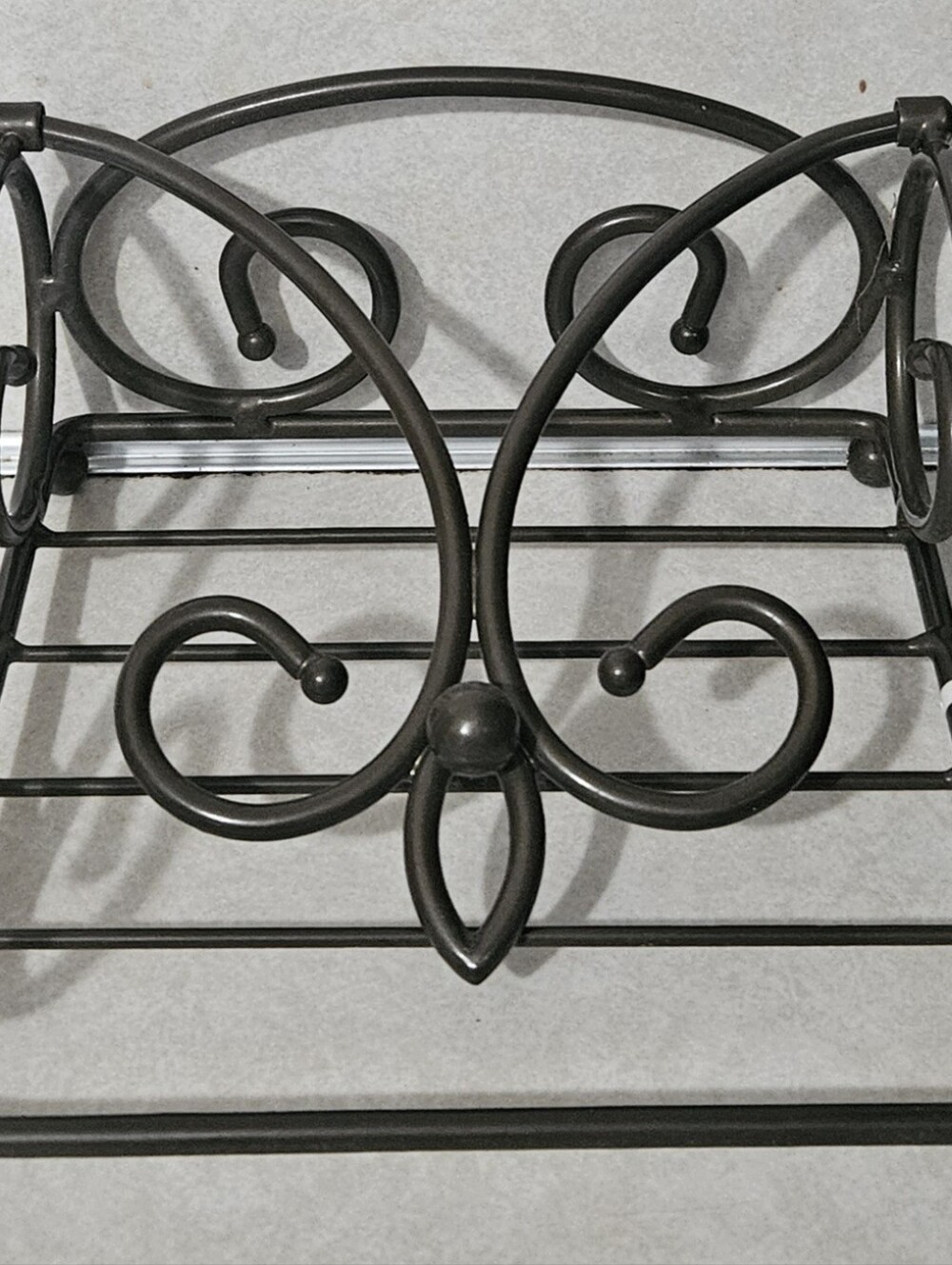 Black Decorative  Napkin Holder